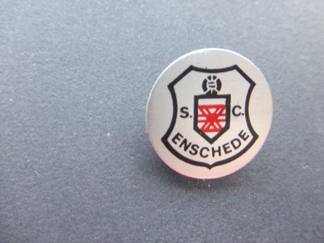 SC Enschede voetbalamateur club logo zilverkleurig